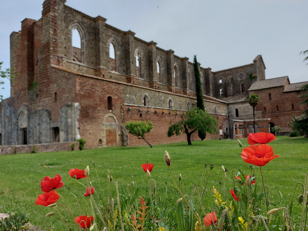 San Galgano apátság.